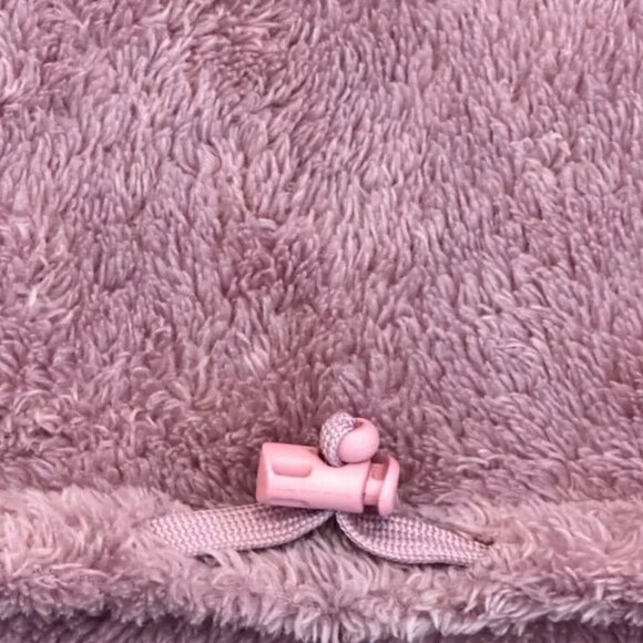 NEW Urban Outfitters UO Pink Fluffy Cropped Hoodie NWT Size Large Rose Pink - Picture 4 of 8